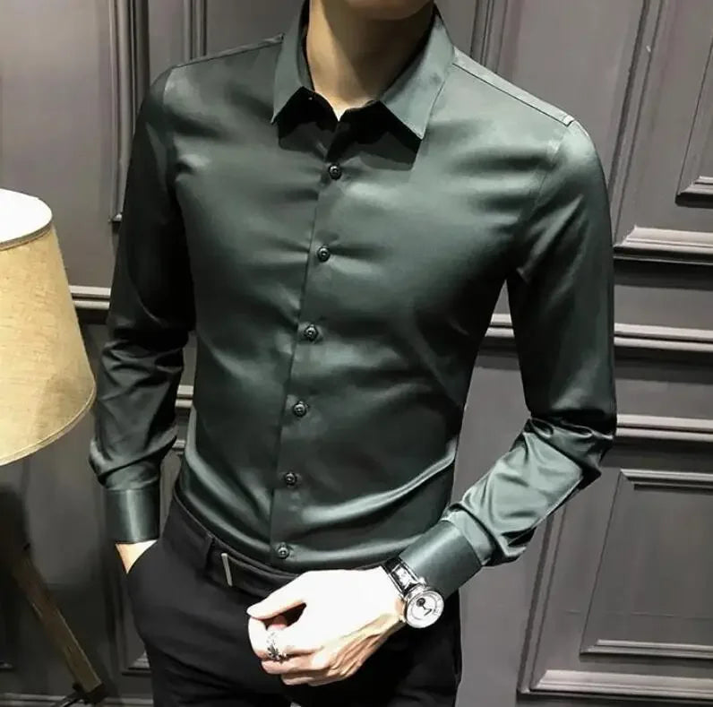 Clothes Business Male Top Plain with Print Men&