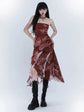 Sexy Dresses for Women 2025 Vestidos De Mujer Tunic Print Sleeveless Backless Robe Femme Fashion Summer Irregular Chiffon Dress ShedPoundsPortal