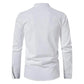 Shirt Cotton Linen Flax Tops Lace Up Long Sleeves Blouse Mens V Neck Medieval Costume Embroidery Tunic Casual Shirt ShedPoundsPortal