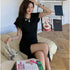 White Dresses for Women 2024 Woman Dress Clothes Midi X New in Chic and Elegant Pretty Cheap Casual Y2k Outfits Harajuku Cotton ShedPoundsPortal
