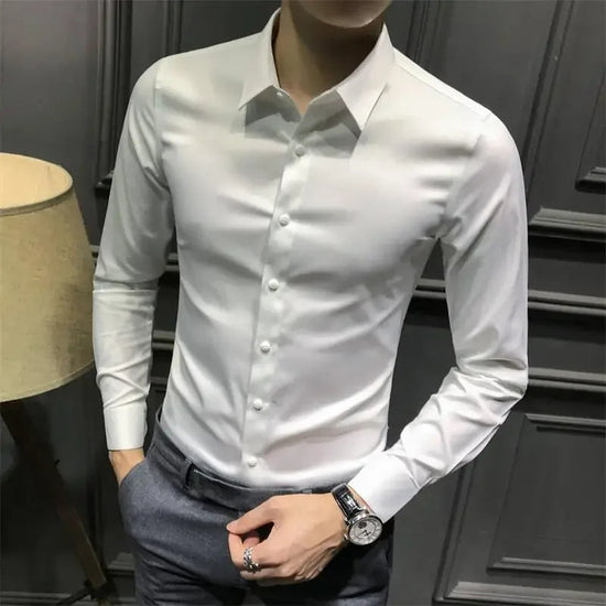 Clothes Business Male Top Plain with Print Men&
