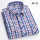 New Cotton Plaid Shirts For Man Long Sleeve Single Pocket Regular Fit Soft Easy Care Classic Dress Casual Shirts Man Clothing ShedPoundsPortal