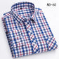 New Cotton Plaid Shirts For Man Long Sleeve Single Pocket Regular Fit Soft Easy Care Classic Dress Casual Shirts Man Clothing