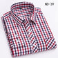 New Cotton Plaid Shirts For Man Long Sleeve Single Pocket Regular Fit Soft Easy Care Classic Dress Casual Shirts Man Clothing ShedPoundsPortal