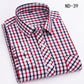New Cotton Plaid Shirts For Man Long Sleeve Single Pocket Regular Fit Soft Easy Care Classic Dress Casual Shirts Man Clothing