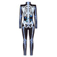 Robot Punk Jumpsuit Catsuit Sexy Female Women Cosplay Costume Skeleton Cyberpunk Steampunk Zentai Suit Halloween Bodysuit ShedPoundsPortal