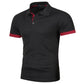 New Mens Short Sleeve Polo Shirt Solid Color Streetwear Lightweight Lapel Tshirts for Men Summer Jogging Sport Tops ShedPoundsPortal