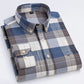 Casual Pure Cotton Oxford Mens Shirts Long Sleeve Plain Soild Regular Fit Fashion Button Man Dress Shirts