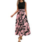 Elegant Long Printed Dress Women&