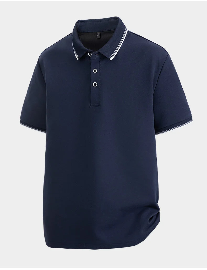 Oversized Men 7XL Polo Shirt 8XL 2025 Summer 95% Cotton Breathable Short Sleeve Collar Business Shirt Golf Man Top Clothes ShedPoundsPortal