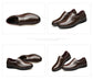 Men Genuine Leather Businenss Loafers Handmade Shoes Non-slip Man Flat Driving Walking Man Soft Luxury Dad Dress Office Shoes