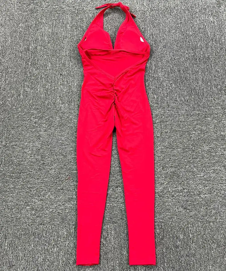New Sporty Yoga Jumpsuit Woman Short Fitness Overalls with Padding Workout Clothes for Women Gym Sets Womens Outfits Sportswear ShedPoundsPortal