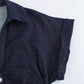 2025 traf Spring New 1975 series denim MIDI dress with lapel side zipper fashion wrinkle waist slim elegant dress