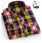 plus size 8XL100%cotton sanding long-sleeve shirts for men slim fit casual plain shirt soft palid tops designer elegant clothes