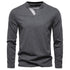 AIOPESON Henley Collar T Shirt Men Casual Solid Color Long Sleeve Autumn Fashion High Quality 100% Cotton Mens T Shirts ShedPoundsPortal