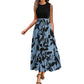 Elegant Long Printed Dress Women&
