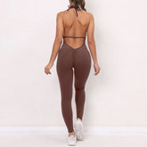 Sporty Jumpsuit Woman Short Lycra Fitness Overalls with Padding Workout Clothes for Women Gym Sets Womens Outfits Sportswear New ShedPoundsPortal