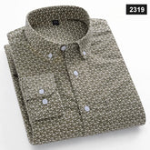 Casual Long-sleeve Shirts for Men Slim Fit Plain Shirt 100%cotton Plaid Striped Tops Soft Designer Fashion Korean Trends Clothes ShedPoundsPortal