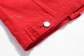 Jeans Jacket and Coats for Women 2025 Autumn Candy Color Casual Short Denim Jacket Korean Coats Women  Jeans Jacket  Clothes ShedPoundsPortal