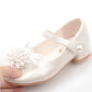 Heels Wedding Shoes for Kids Girls Hill White Shoes Girl Communion Dew