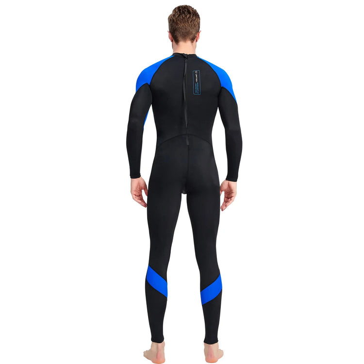 Men Long Sleeve Quick Dry Swimming Suit Adult Nylon Uv Protection Snorkeling Surfing Wetsuit Water Sports One-piece Diving Suit ShedPoundsPortal