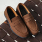 High Quality Men Loafers Comfortable Lightweight Casual Shoes Leather Dress Shoes Slip on Flat Fashion Business Shoes Moccasins