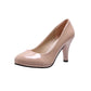 High Heels Shoes Women White Wedding Shoes Thick High Heels Fashion Party Pumps Footwear Black Red Big Size 34-42