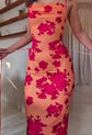 Sexy backless lace-up and printed halter dresses for women in summer 2025