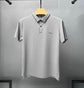 High end luxury brand fashion hot diamond short sleeve Advanced printed POLO shirt summer new Korean version men&