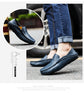 Summer Fashion Men Loafers Italian Casual Luxury Brand Men Shoes Genuine Leather Moccasins Light Breathable Slip on Boat Shoes