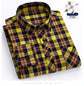 plus size 8XL100%cotton sanding long-sleeve shirts for men slim fit casual plain shirt soft palid tops designer elegant clothes