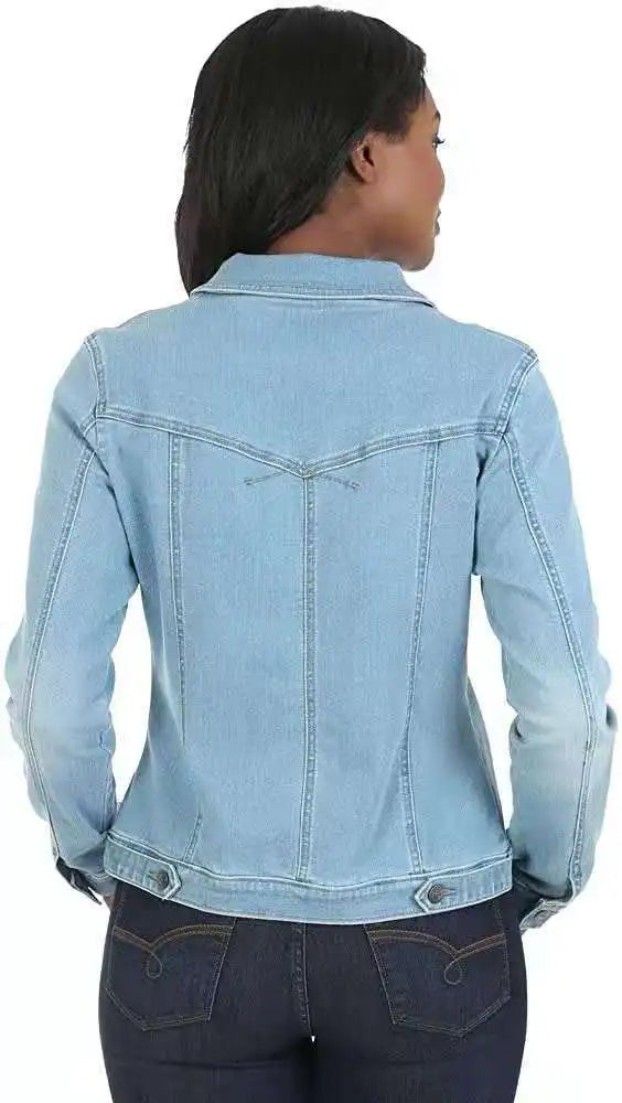 2025 Autumn Women Denim Coat Washed Long Sleeve Slim Fit Short Jacket Pockets Turn Down Collar Street Casual Female Outerwear ShedPoundsPortal