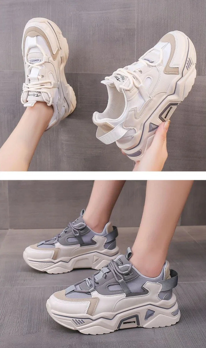 Sports Shoes for Women Sneakers Athletic Trends 2024 High on Platform Woman Footwear Deals Cheap Walking Comfortable and Elegant ShedPoundsPortal