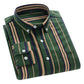 Casual Long-sleeve Shirts for Men Slim Fit Plain Shirt 100%cotton Plaid Striped Tops Soft Designer Fashion Korean Trends Clothes ShedPoundsPortal