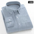 Casual Long-sleeve Shirts for Men Slim Fit Plain Shirt 100%cotton Plaid Striped Tops Soft Designer Fashion Korean Trends Clothes ShedPoundsPortal