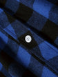 Mens Shirts Single Breaste Classic Plaid Smart Casual Flannel Shirt Long Sleeved Chest Two Pockets Design Spring Autumn Men Tops ShedPoundsPortal