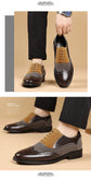 Luxury Men Dress Shoes Retro Brogue Shoes for Men Comfortable Business Casual Footwear High Quality Men Party Wedding Shoes 2025