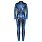 Robot Punk Jumpsuit Catsuit Sexy Female Women Cosplay Costume Skeleton Cyberpunk Steampunk Zentai Suit Halloween Bodysuit ShedPoundsPortal