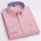 Casual Pure Cotton Oxford Mens Shirts Long Sleeve Plain Soild Regular Fit Fashion Button Man Dress Shirts