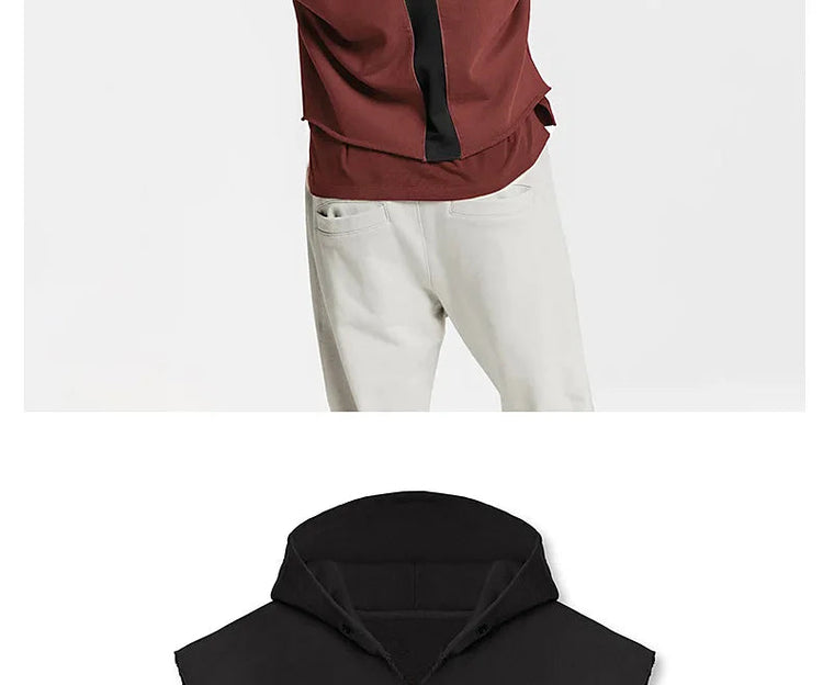 Mens Brand Gyms Clothing Bodybuilding Hooded Tank Top Cotton Sleeveless Vest Sweatshirt Fitness Workout Sportswear Tops Male ShedPoundsPortal
