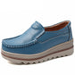 TIMETANG Autumn women flat shoes woman platform sneakers moccasins shoes woman creepers without lace genuine leather shoe ladies