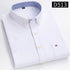 Cotton Fabric Breathable Men Oxford Short Sleeve Summer Plaid Striped Male Shirt Business Regular Fit Oversized Clothes ShedPoundsPortal