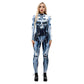 Popular Halloween Jumpsuit Sexy Print Cos Futuristic Clothing Tight Jumpsuit Wholesale Women Clothes Rompers Womens Combinaison ShedPoundsPortal