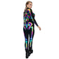 Popular Halloween Jumpsuit Sexy Print Cos Futuristic Clothing Tight Jumpsuit Wholesale Women Clothes Rompers Womens Combinaison ShedPoundsPortal