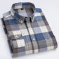Casual Pure Cotton Oxford Mens Shirts Long Sleeve Plain Soild Regular Fit Fashion Button Man Dress Shirts
