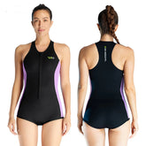 2MM Neoprene Sleeveless Wetsuit Women Swimming Wetsuit with Front Zip One-piece Bathing Surfing Diving Suit for Swim Water Sport ShedPoundsPortal