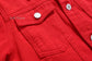 Jeans Jacket and Coats for Women 2025 Autumn Candy Color Casual Short Denim Jacket Korean Coats Women  Jeans Jacket  Clothes ShedPoundsPortal
