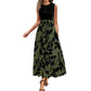 Elegant Long Printed Dress Women&