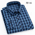 New Cotton Plaid Shirts For Man Long Sleeve Single Pocket Regular Fit Soft Easy Care Classic Dress Casual Shirts Man Clothing ShedPoundsPortal