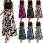 Elegant Long Printed Dress Women&